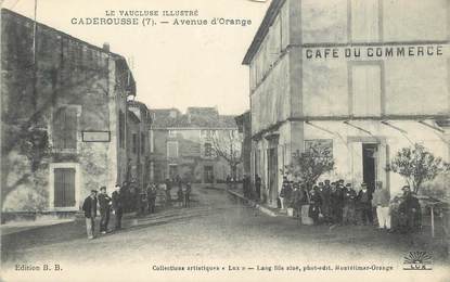 .CPA FRANCE 84 " Caderousse, Avenue d'Orange"