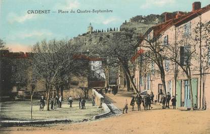 .CPA FRANCE 84 " Cadenet,  Place du 4 septembre  "