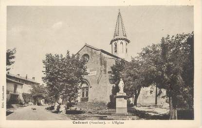 .CPA FRANCE 84 " Cadenet,  L'église"