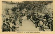 84 Vaucluse .CPA FRANCE 84 " Cadenet,  Un coin du marché aux asperges"