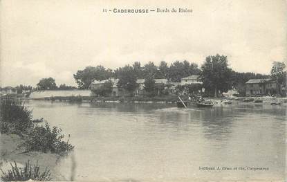 .CPA FRANCE 84 " Caderousse, Bords du Rhône"