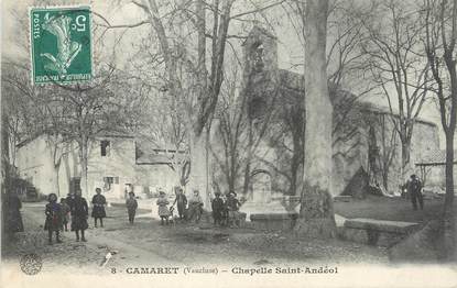 .CPA FRANCE 84 " Camaret,  Chapelle St Andéol"