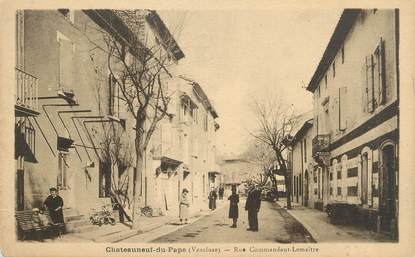 .CPA FRANCE 84 " Châteauneuf du Pape, Rue Commandant Lemaître'
