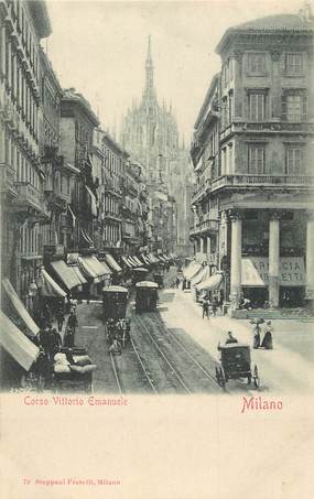 CPA ITALIE "Milan, Corso Vittorio Emanuele"