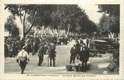 84 Vaucluse .CPA  FRANCE 84 " Carpentras, Le grand marché aux primeurs"