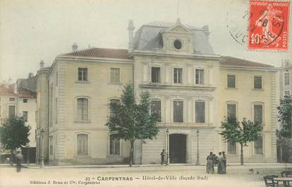 .CPA  FRANCE 84 " Carpentras, Hôtel de Ville"