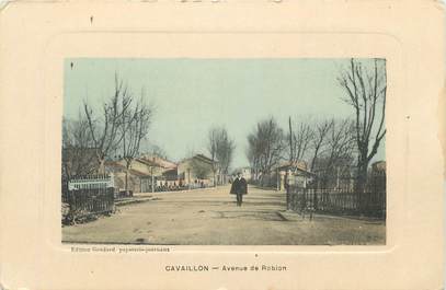 .CPA  FRANCE 84 " Cavaillon, Avenue de Robion"