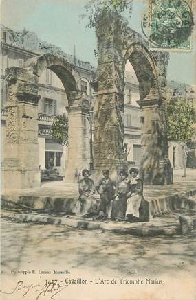 .CPA  FRANCE 84 " Cavaillon, L'Arc de Triomphe Marius"