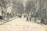 84 Vaucluse .CPA  FRANCE 84 " Cavaillon, Avenue de la Gare"