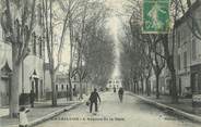 84 Vaucluse .CPA  FRANCE 84 " Cavaillon, Avenue  de la gare"