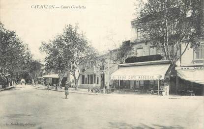 .CPA  FRANCE 84 " Cavaillon, Cours Gambetta"