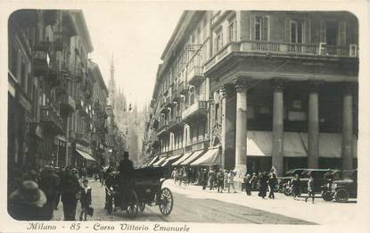 CPA ITALIE "Milan, Corso Vittorio Emanuele "