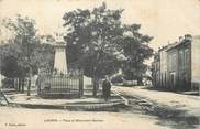 84 Vaucluse .CPA  FRANCE 84 " Lauris, Place et monument Garnier"