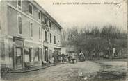 84 Vaucluse .CPA  FRANCE 84 " L'Isle sur Sorgue, Place Gambetta Hôtel Dougier"