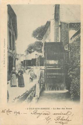 .CPA  FRANCE 84 " L'Isle sur Sorgue, Rue des roues"