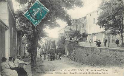 .CPA  FRANCE 84 " Grillon, Sous Viale"