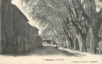 .CPA  FRANCE 84 " Mornas, Le cours"