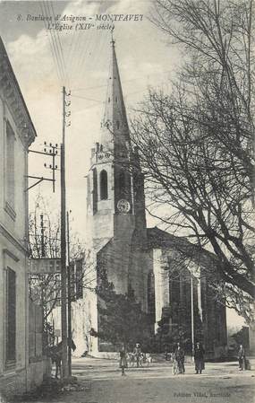 .CPA  FRANCE 84 "Montfavet, L'église "