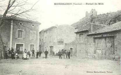 .CPA  FRANCE 84 "Mondragon, Portail du Midi"