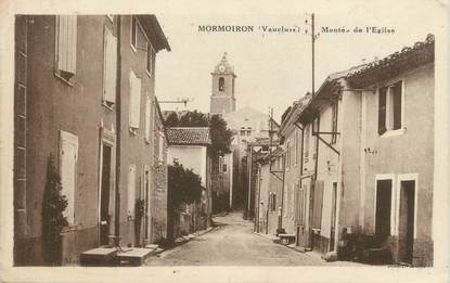 .CPA  FRANCE 84 "Mormoiron, Montée de l'église"