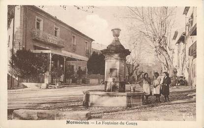 .CPA  FRANCE 84 "Mormoiron, La fontaine du cours"