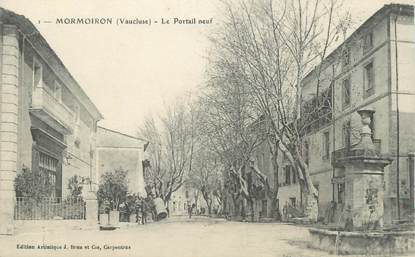 .CPA  FRANCE 84 "Mormoiron, Le portail neuf"