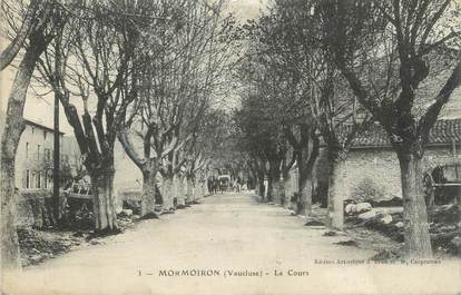 .CPA  FRANCE 84 "Mormoiron, Le cours  "