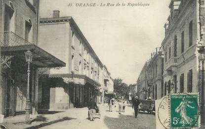 .CPA  FRANCE 84 "Orange, Rue de  la République"