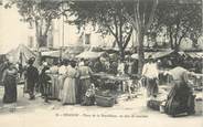 84 Vaucluse .CPA FRANCE 84 "Orange, Place de la République un jour de marché"