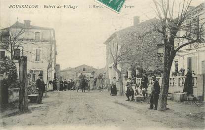 .CPA   FRANCE 84 "Roussillon, Entrée du village"