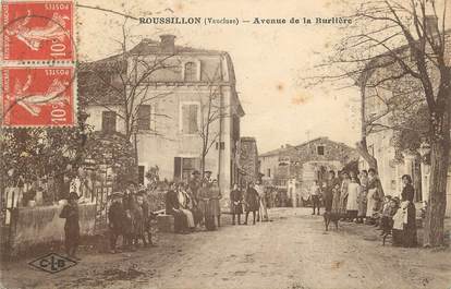 .CPA   FRANCE 84 "Roussillon, Avenue de la Burlière"