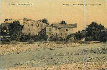 .CPA   FRANCE 84 "Roaix,  Bords de l'Ouvèze et usine Contard"