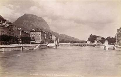 PHOTO ORIGINALE / FRANCE 38 "Grenoble, les quais et le Saint Eynard"