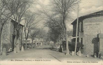 .CPA  FRANCE 84 "Pernes, Avenue de Carpentras"