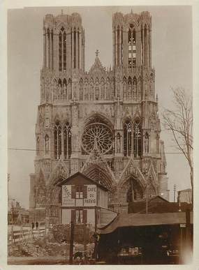  PHOTO  ORIGINALE /  FRANCE 51 "Reims,  la  cathédrale"