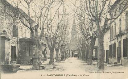 .CPA  FRANCE 84 "St  Didier, Le cours"