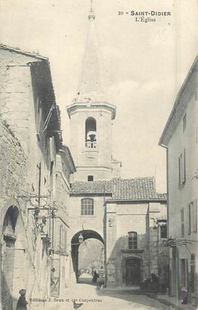 .CPA  FRANCE 84 "St  Didier, L'église  "