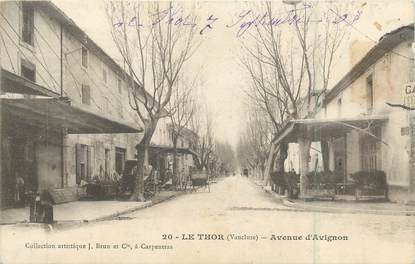 .CPA  FRANCE 84 "Le Thor, Avenue d'Avignon"