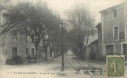 .CPA  FRANCE 84 "Villes sur Auzon, Avenue de Sault"