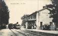 .CPA  FRANCE 84 "Villelaure, La gare" / TRAINS