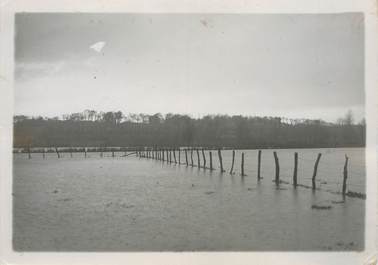  PHOTO ORIGINALE / FRANCE 62 " Les inondations entre Etaples et Montreuil, une vue à Hesdigneul"