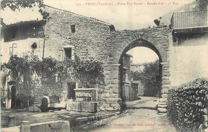 .CPA  FRANCE 84 "Visan, Porte Puy-Barret"