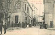 84 Vaucluse .CPA  FRANCE 84 "Valréas,  Rue du marché, le café Faure"