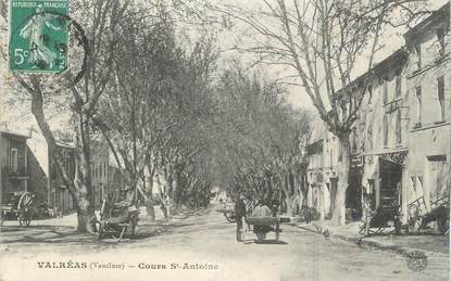 .CPA  FRANCE 84 "Valréas,  Cours St Antoine"
