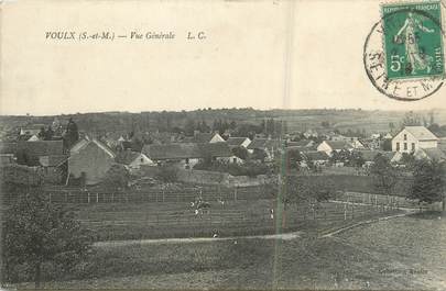 .CPA  FRANCE 77 "Voulx, Vue générale"