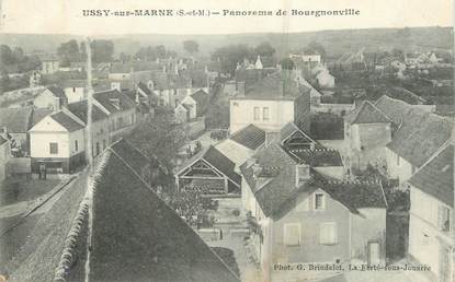 .CPA  FRANCE 77 "Ussy sur Marne, Panorama de Bourgnonville"