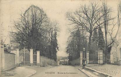.CPA  FRANCE 77 "Touquin, Route de Coulommiers"