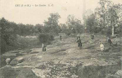 .CPA  FRANCE 77 "Ury, Les Canches"