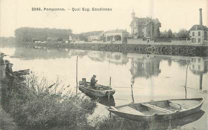 .CPA  FRANCE 77 "Pomponne, Gaudineau"