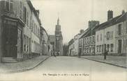 77 Seine Et Marne .CPA  FRANCE 77 " Nangis, Rue de l'église"